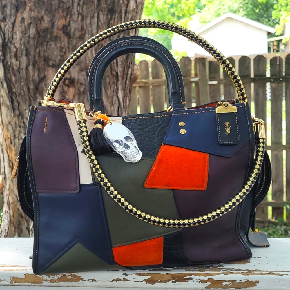 Coach rogue 30 patchwork